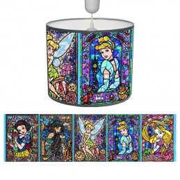 lustre vitrail 25cm Disney