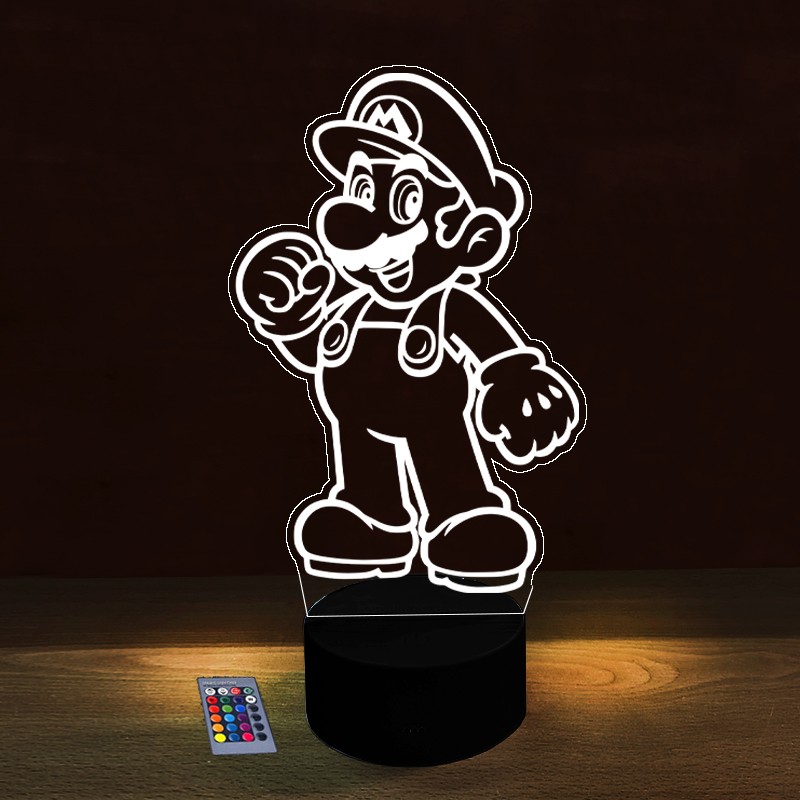 Lampe Personnalisée Mario