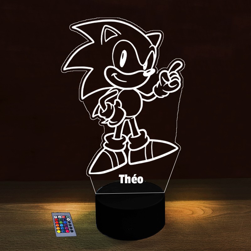 Lampe Personnalisée Sonic