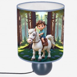 Lampe cheval ia personnalisée