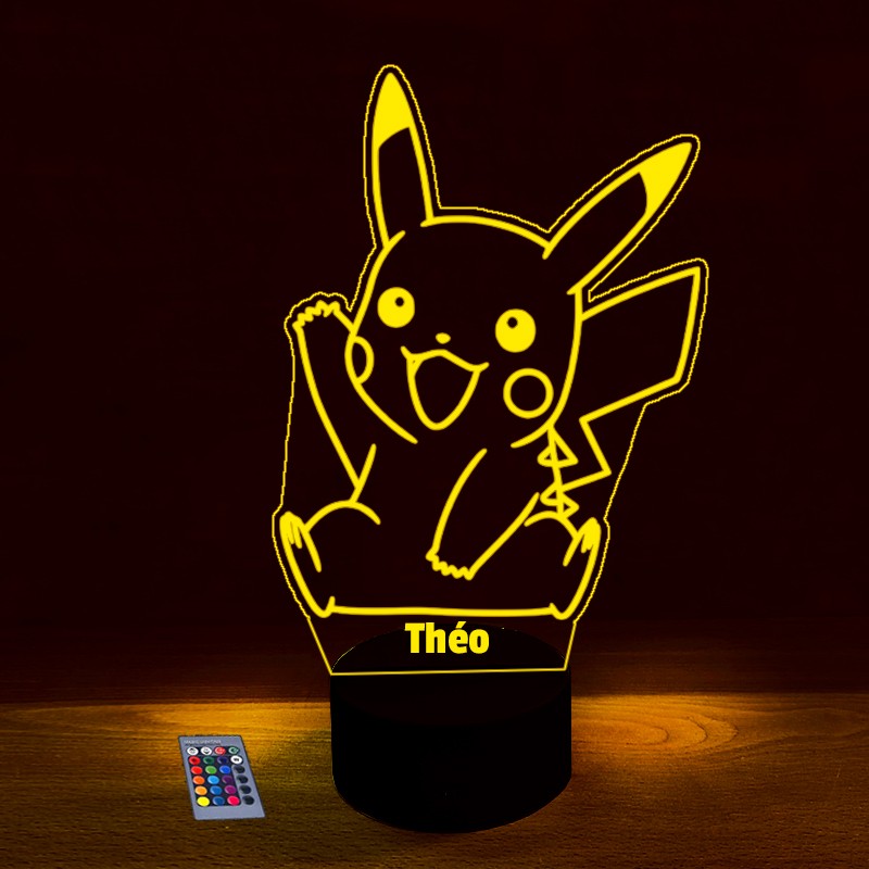 Lampe Personnalisee Pikachu