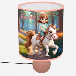 Lampe cheval personnalisée