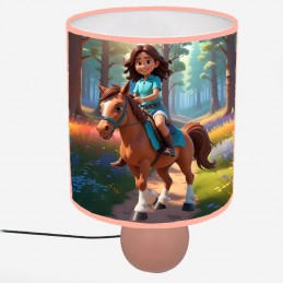 Lampe cheval personnalisée